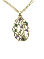 Collana Argento Raro Donna in Argento Pietre dure CV - CV